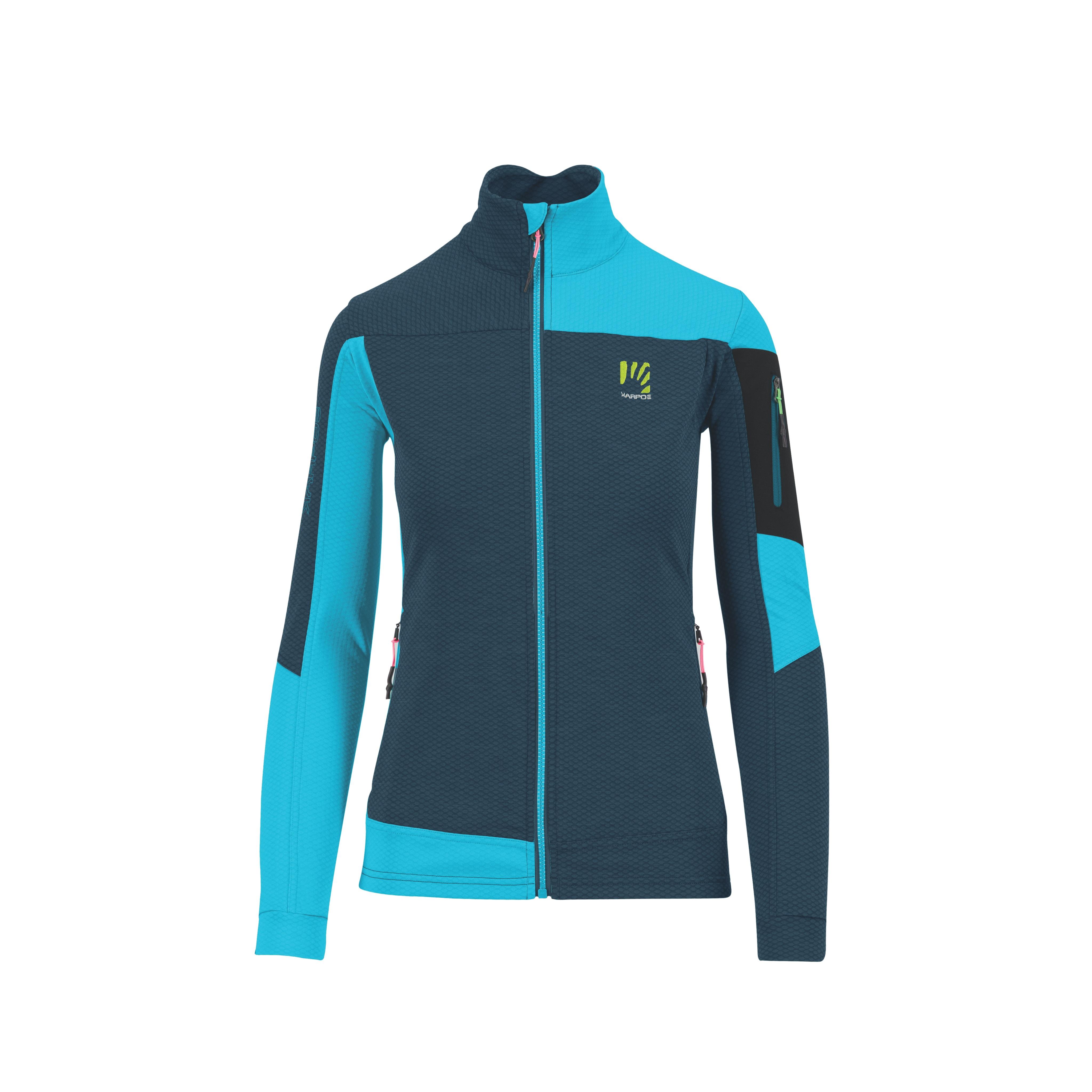 Cherz w fleece - midnight/blue atoll - karpos