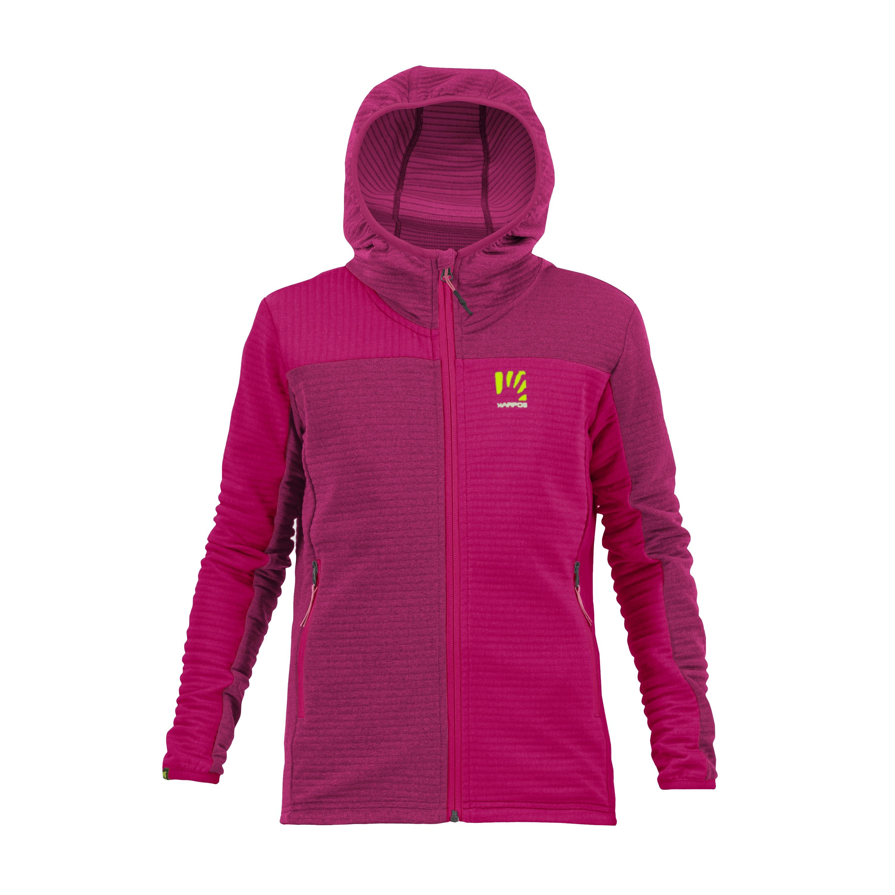 Nuvolau kid full-zip hoodie - innuendo/cherries jubilee - karpos