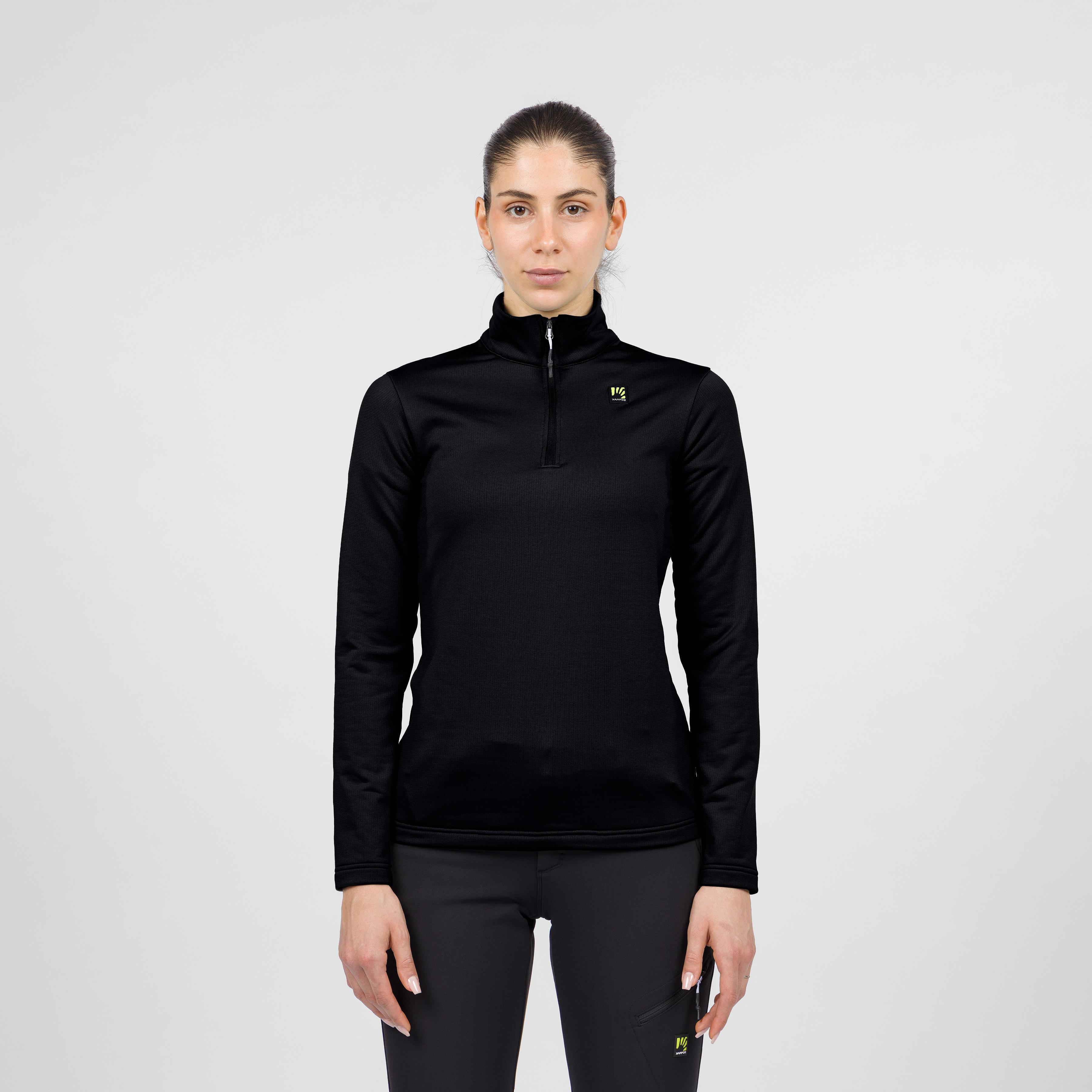 Pizzocco evo w half zip fleece - black - karpos