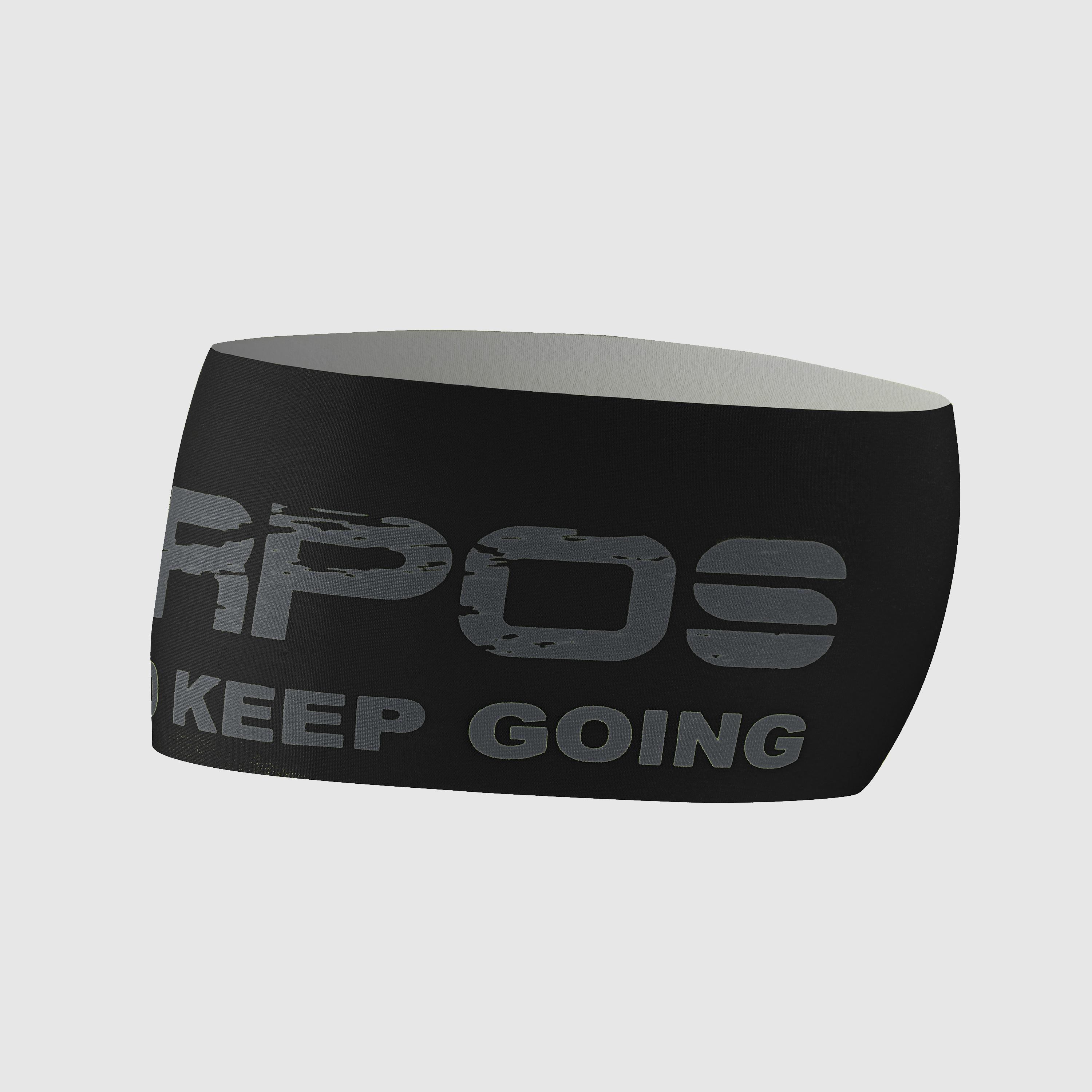 Pelmetto headband - black/woodl.gray - karpos