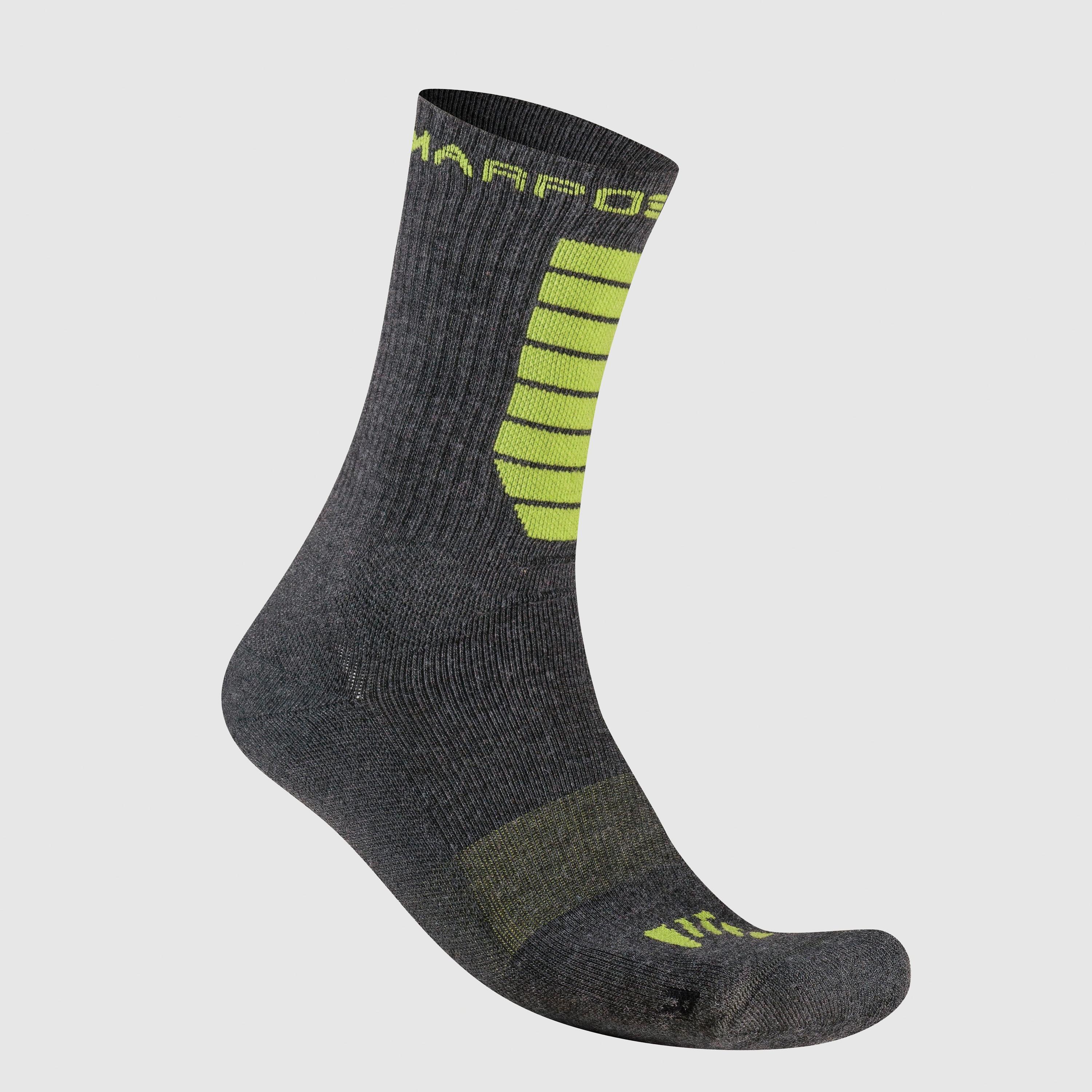 Pietena socks - grey melange green - karpos